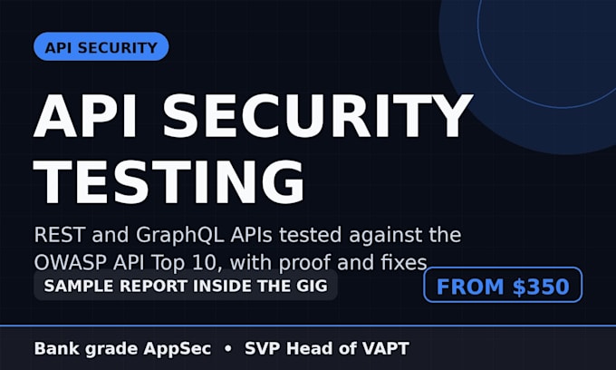 test your API security for rest and graphql apis