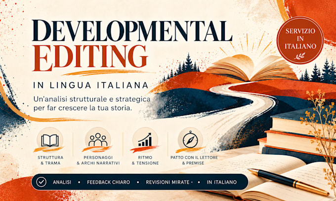 provide developmental editing for your fiction or memoir