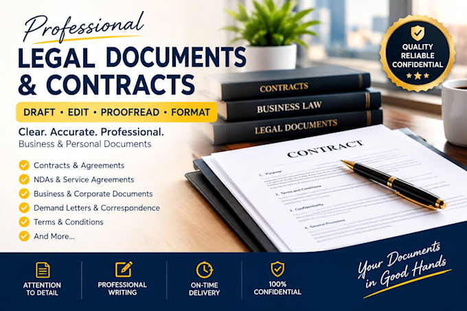 draft contracts and legal documents