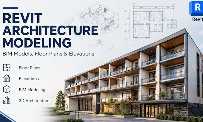 create revit architecture 3d models bim modeling  floor plans and elevations