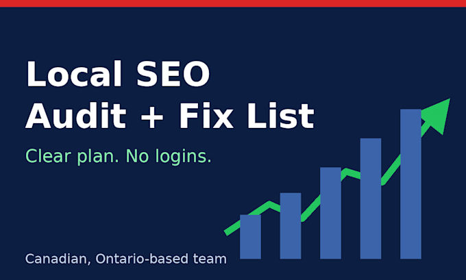 audit your small business website for local SEO with a fix list