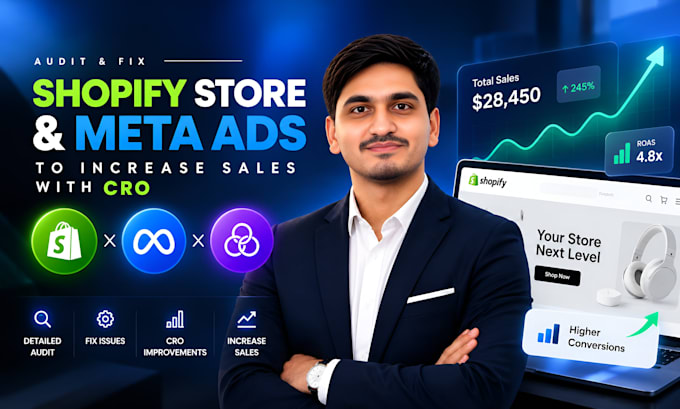 audit and fix your shopify store and meta ads
