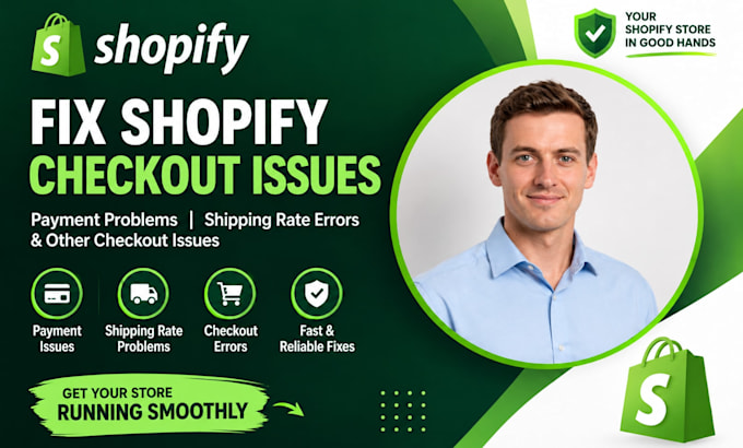 shopify checkout errors, payment issues and shipping rate problems