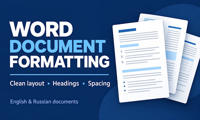 format your microsoft word document with a clean layout