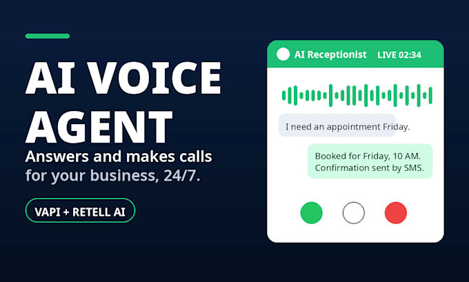 create an ai voice agent that answer and makes calls