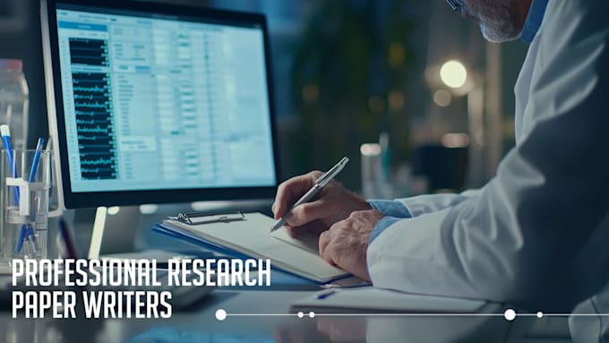 research and write words on any required field