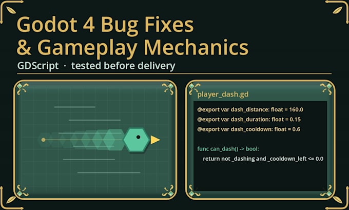 fix a godot 4 bug or create a custom gameplay mechanic