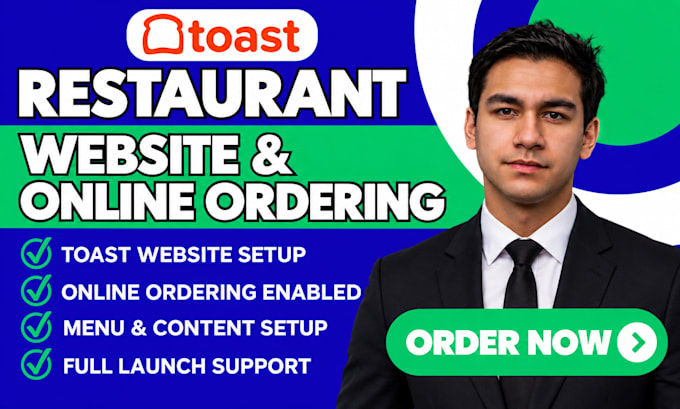 toast restaurant website online ordering setup