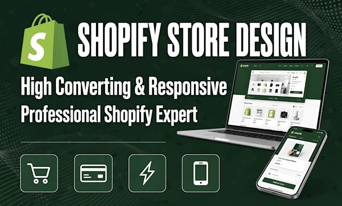 design, redesign and fix shopify store, shopify website