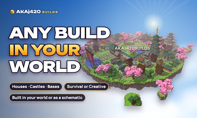 build anything in your minecraft survival or creative world
