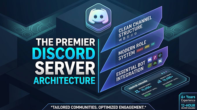 set up a professional discord server for your community