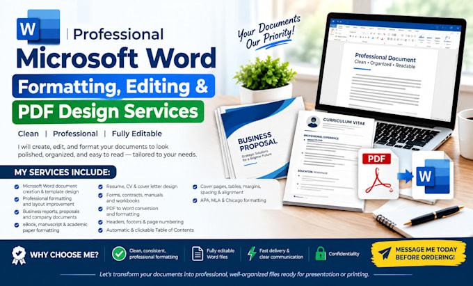 professionally microsoft word document formatting ms word edit document design