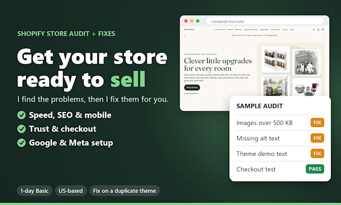 prep your shopify store for black friday with speed, SEO and mobile fixes