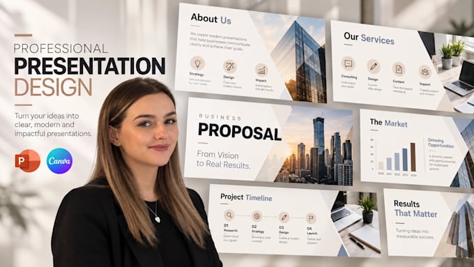 design modern powerpoint presentation