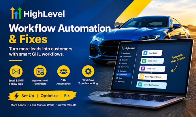 set up gohighlevel workflow automation and fix ghl workflows
