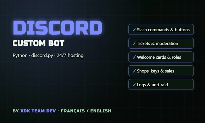 create a custom discord bot in python