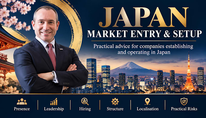 review your japan market entry and setup plan