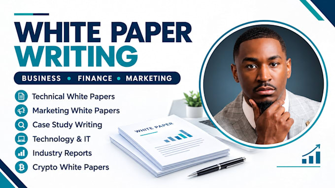 do white paper writing, case study writing, research report, b2b, crypto