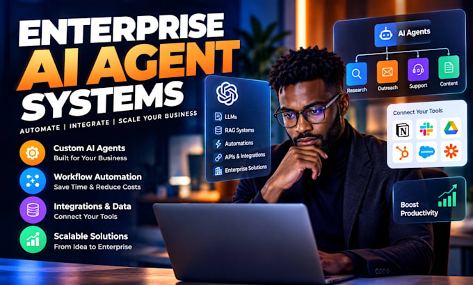 build enterprise ai agents, ai automation and custom ai workflows