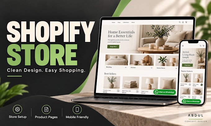 build a responsive shopify store with product pages