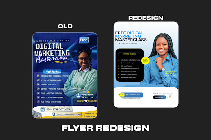 redesign your flyer for better clarity and more conversions