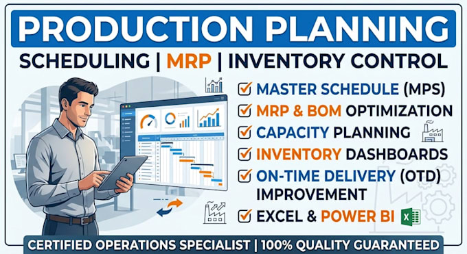 build production plan and schedule for your business