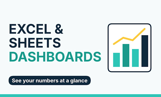 build a custom excel or google sheets dashboard
