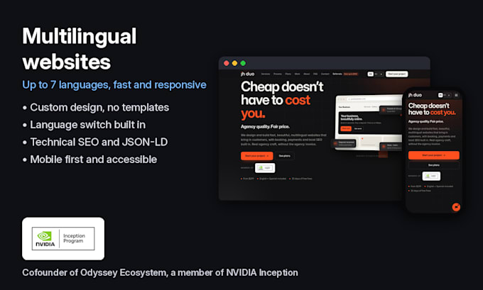 build a fast multilingual website for your business