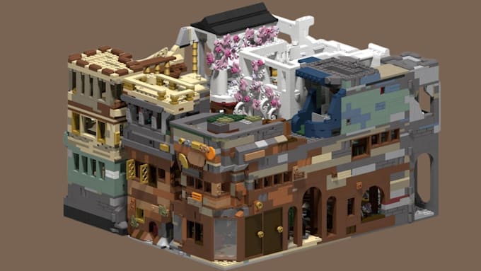 do lego moc, lego house, lego set, lego designs in bricklink with xml partlist