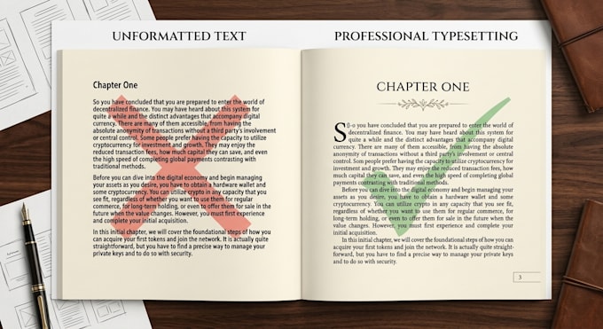 do KDP book formatting and deliver a print ready PDF for self publishing authors