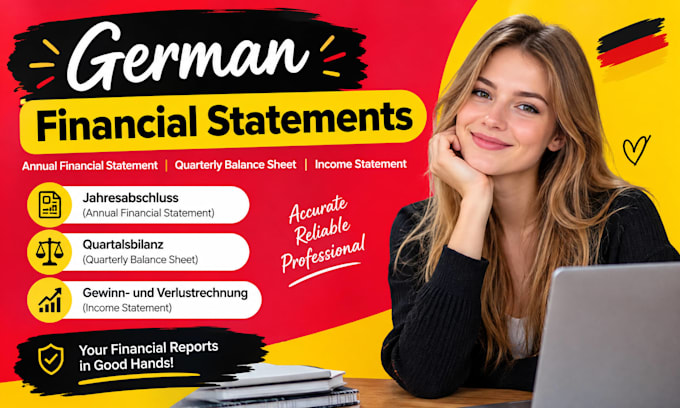 prepare german annual financial statement, quartal bilanz, income statement