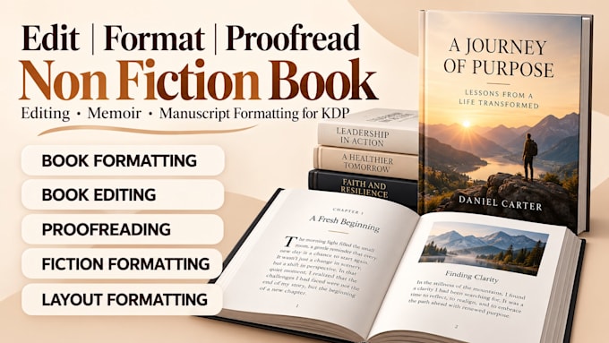 edit format proofread non fiction book editing memoir manuscript formatting kpd