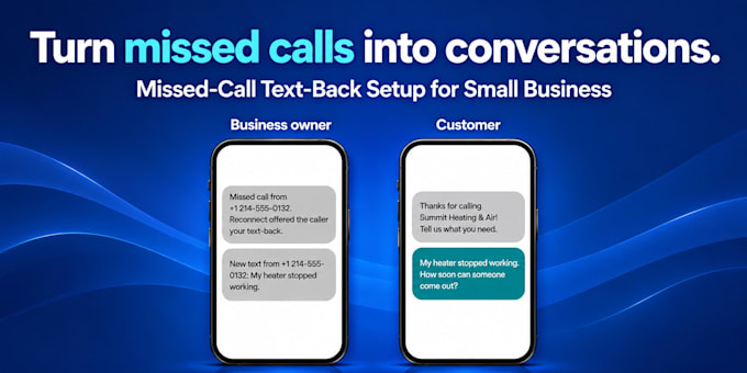 set up missed call text back automation for your business