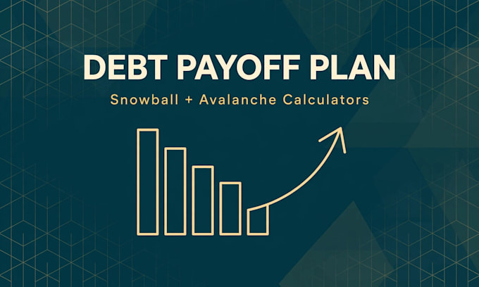 build a debt payoff plan spreadsheet with snowball and avalanche calculators