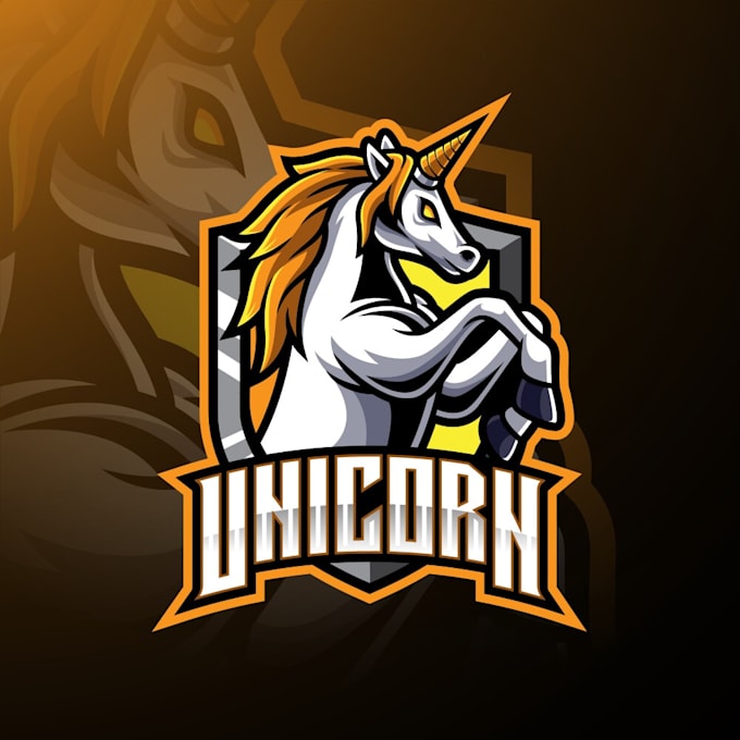 make your high quality creative unicorn logo