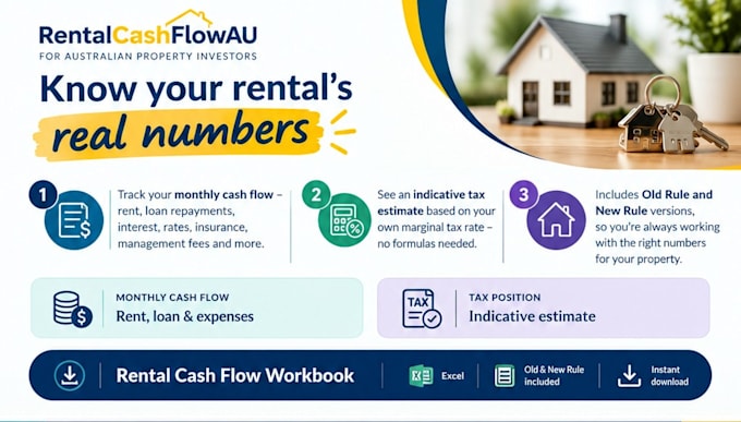 build your australian rental property cash flow spreadsheet