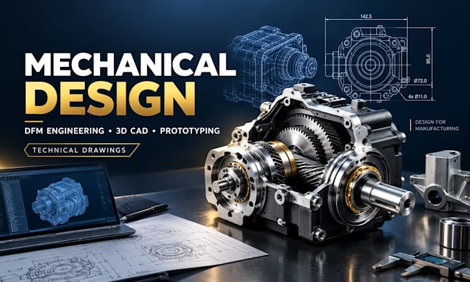 provide mechanical design, dfm engineering, and functional product prototype
