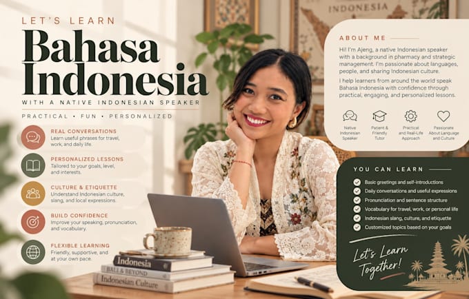 do indonesian language tutor for language lesson