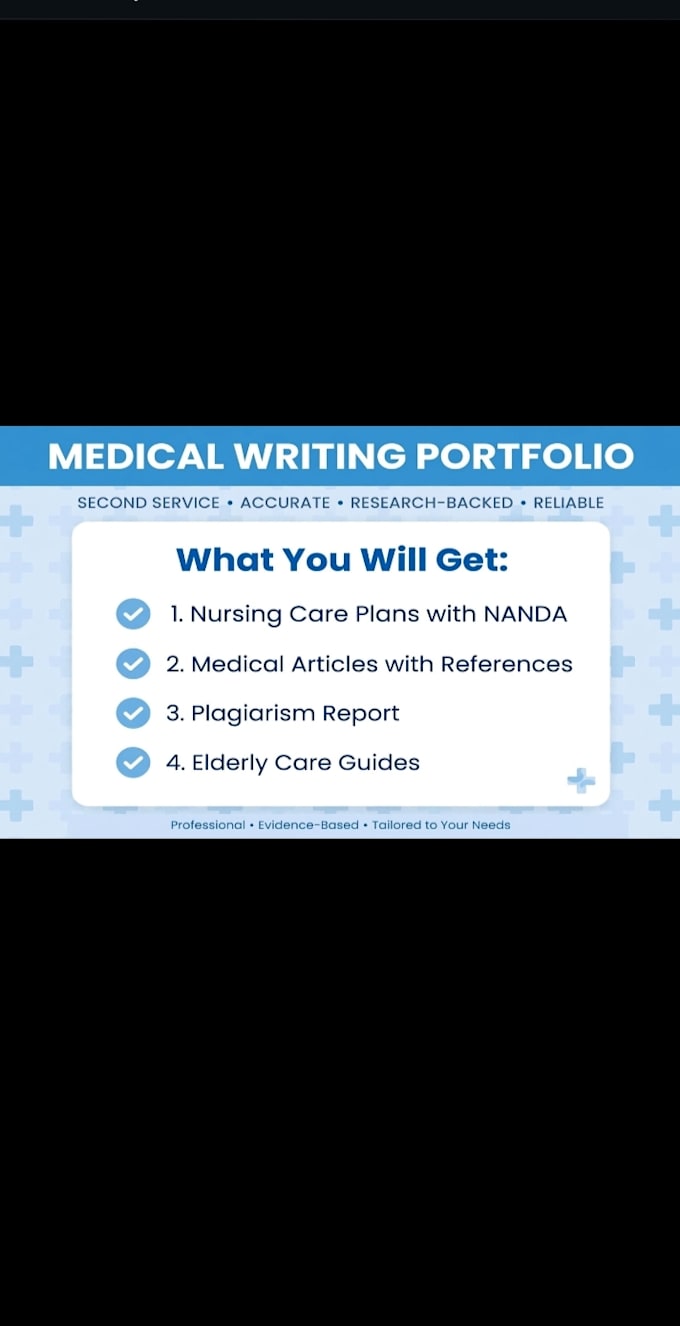 write medical nursing and elderly care articles