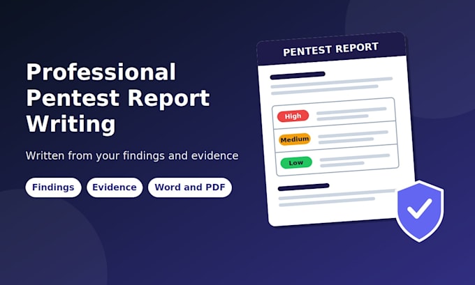 write a professional pentest report