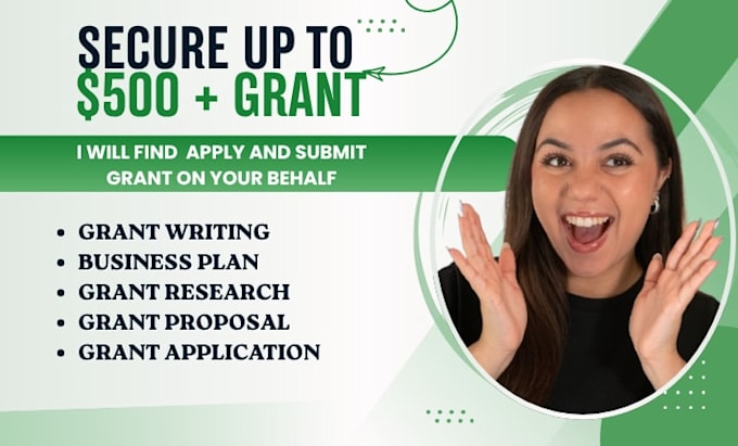 write a small business grant proposal and grant application