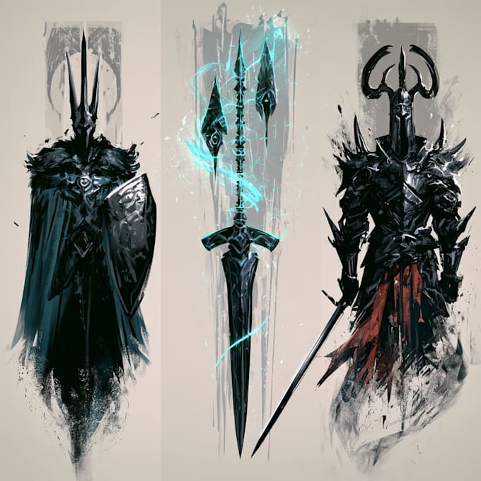 make a fantasy illustration logo