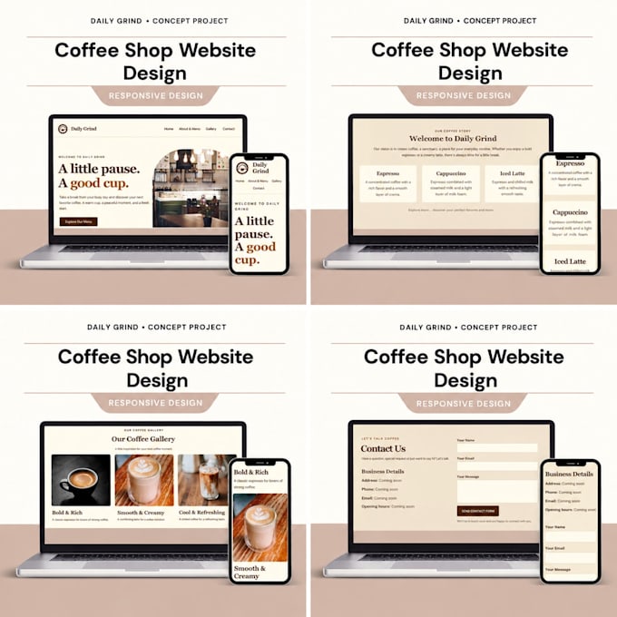 build a responsive business website using HTML CSS and javascript