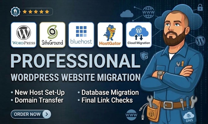 migrate your wordpress website to a new host or domain