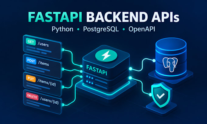develop a fastapi rest API with postgresql
