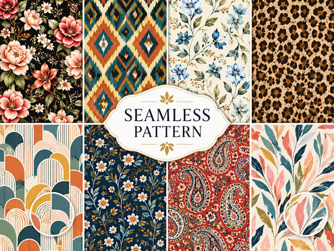 design seamless textile patterns