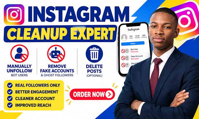 manually unfollow bot users instragram fake ghost followers delete post