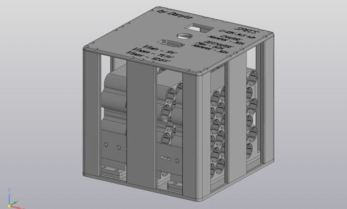 create 3d cad models of your parts in solidworks and fusion 360