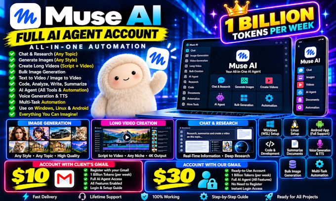 create and set up muse ai and configure your ai agent ac
