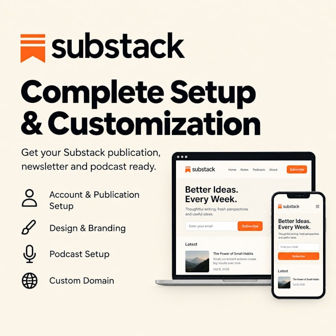 setup substack, create substack post, substack newsletter, publication expert